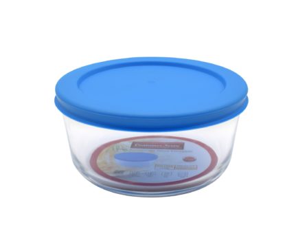 944ML HIGH BOROSILICATE RECT. GLASS BAKEWARE WITH PP LID COLOUR 3005C
