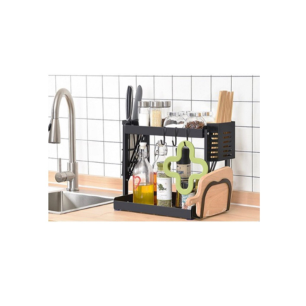 Two layer seasoning rack