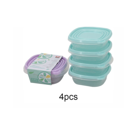 4 Pcs Plastic Food Container