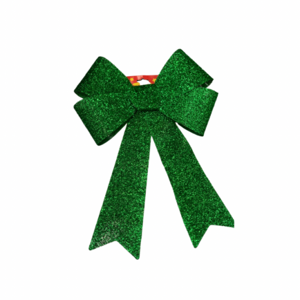 Green Glitter Bow