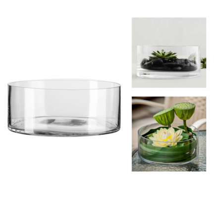 Clear Round Vase