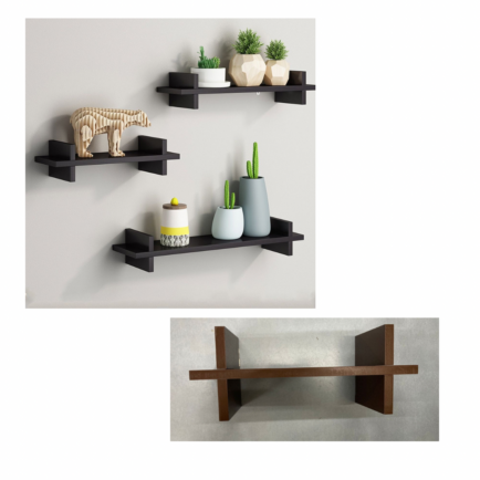 H SHAPE FLOATING SHELF-30*12CM