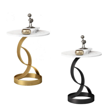 Nordic Round End Table