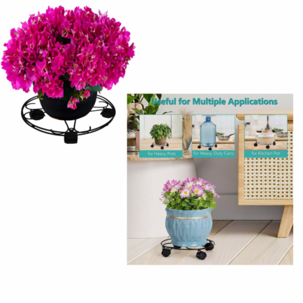 12” Metal Plant Caddy