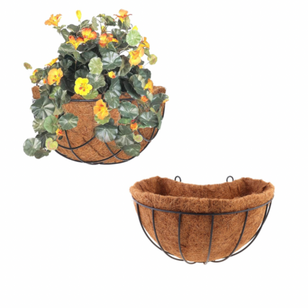 14” Half Circle Overhang Basket
