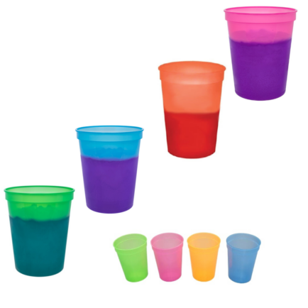 Colour Changing Reusable Cups