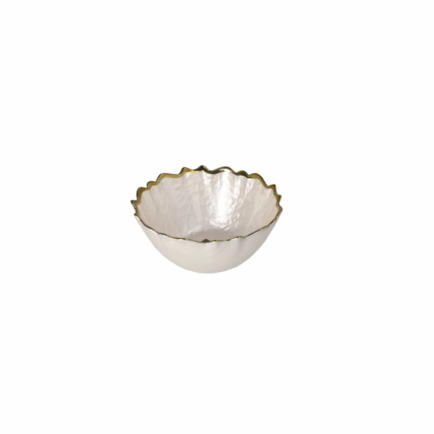 Wavy Rim Dessert Bowl