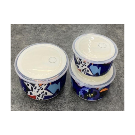 3Pc Ceramic Bowl Set