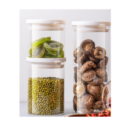 3 Pc Glass Canister
