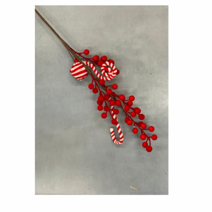 Candy Cane Berry Spray