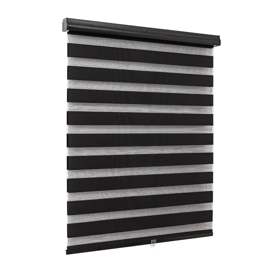 ZEBRA ROLLER BLIND BLACK-48″*72″
