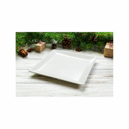 SQUARE CERAMIC PLATE
