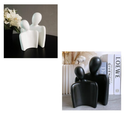 Hugging Couple Statues