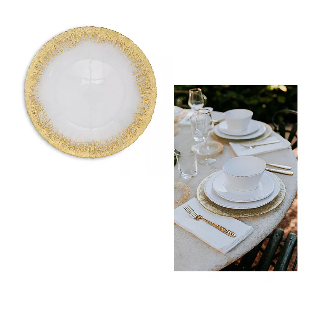 GLASS CHARGER PLATE