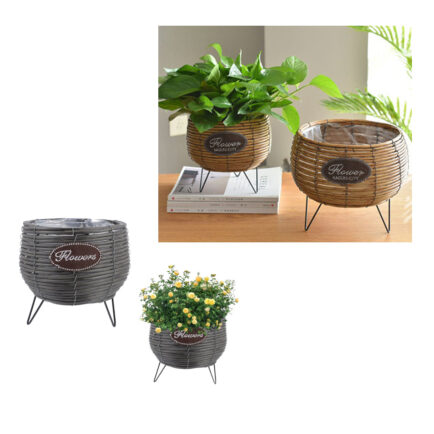 RATTAN PLANT POT