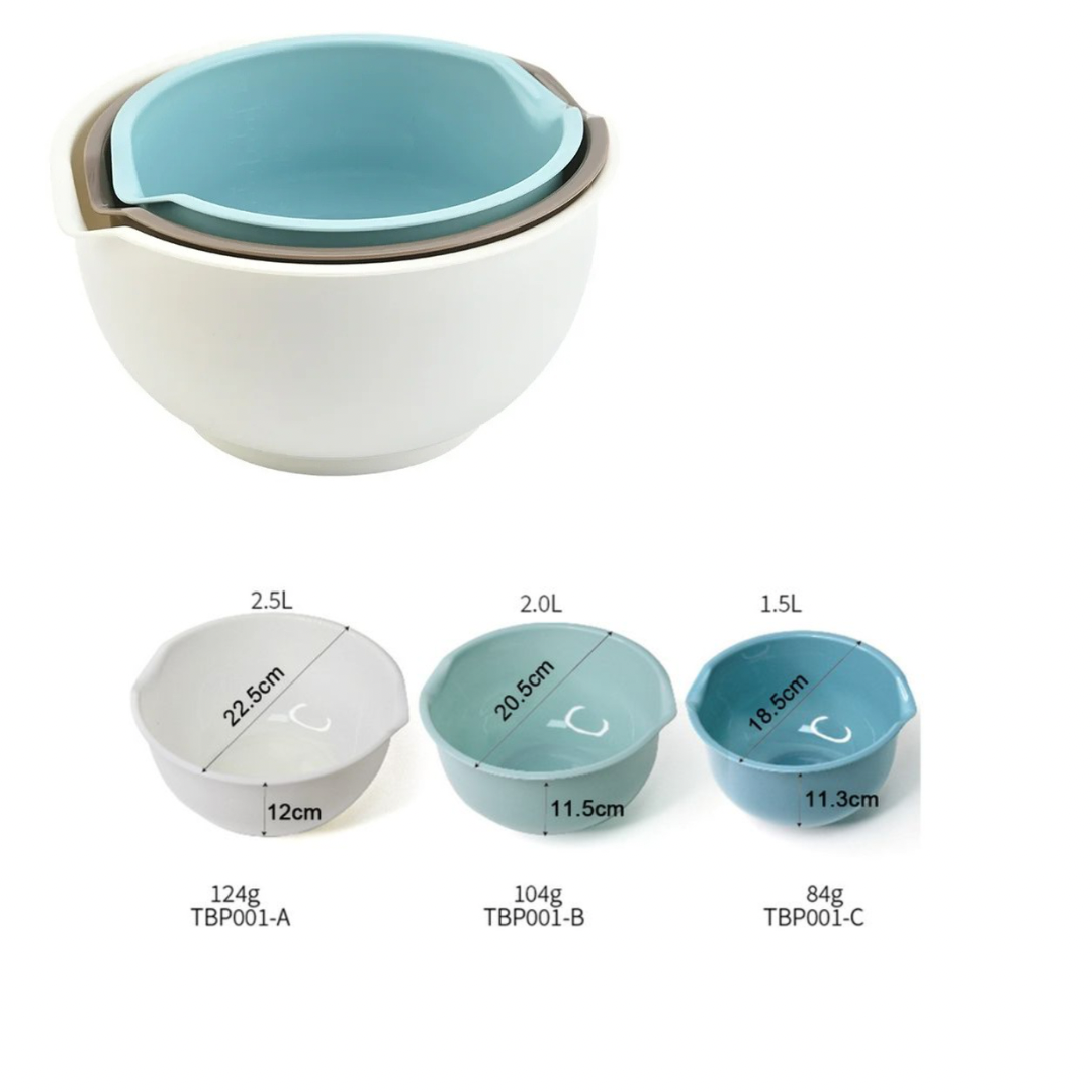 3PC MULTIPURPOSE BOWLS