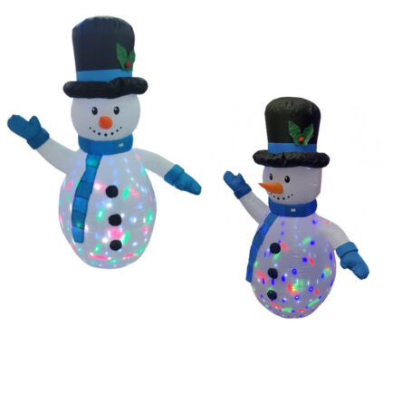 INFLATABLE SNOWMAN WITH LIGHTS