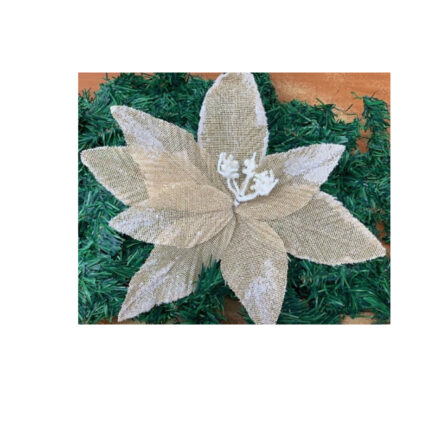 Jute Poinsettia