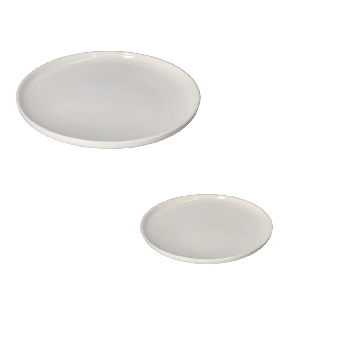 White Ceramic Plate