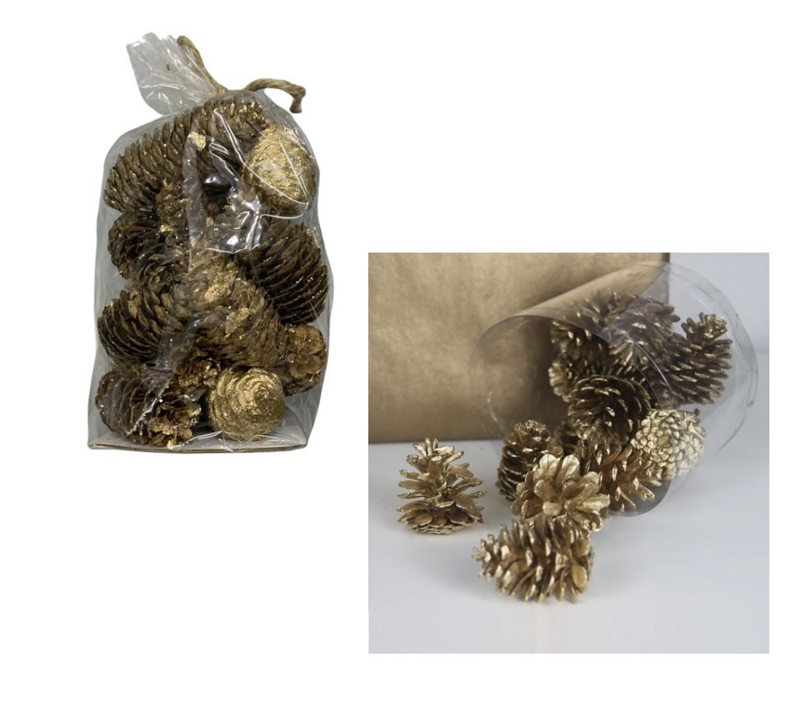 Gold Pinecone Potpourri