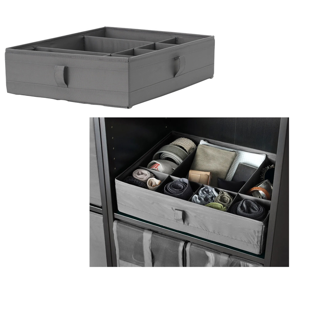 STORAGE BOX W COMPARTMENTS