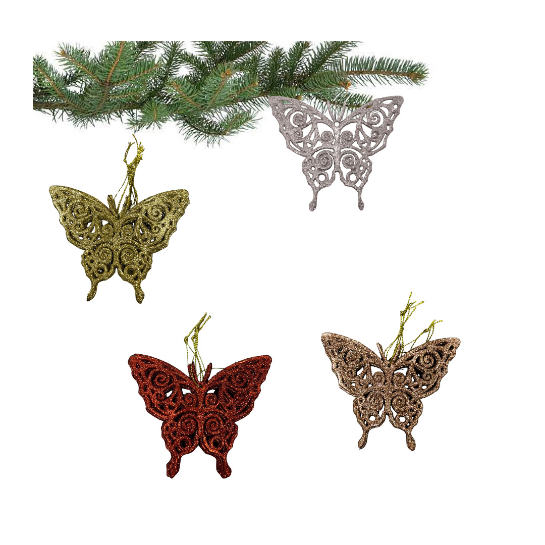 GLITTER CHRISTMAS TREE DECOR