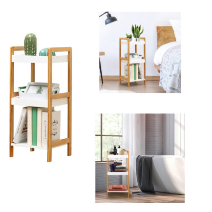 3 TIER BAMBOO STORAGE RACK
