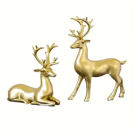 Elegant Resin Reindeer