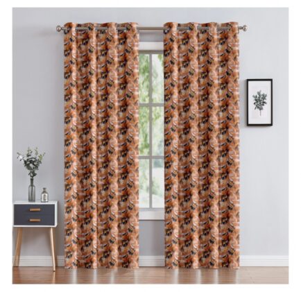 AUORA PRINTED BLACKOUT PANEL CURTAIN