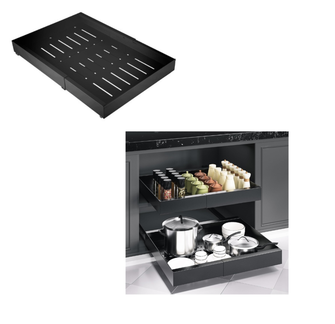 PULLOUT CABINET ORGANIZER