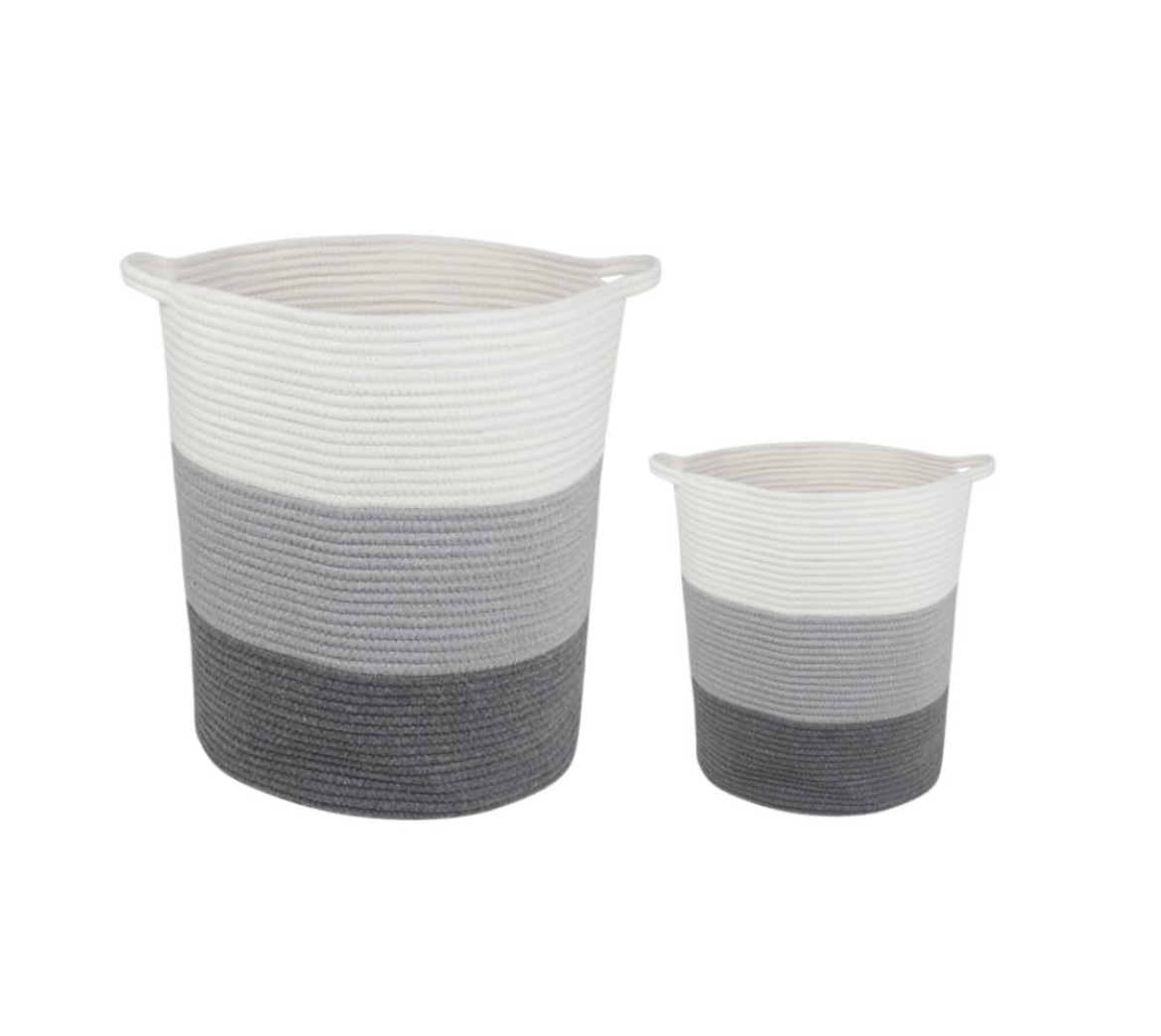 2PC WOVEN BASKET