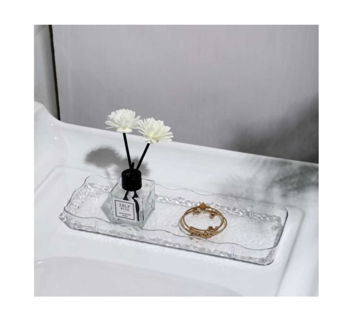 ACRYLIC BATHROOM VANITY TRAY