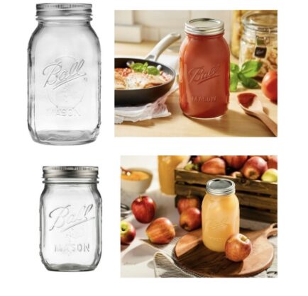 GLASS MASON JAR