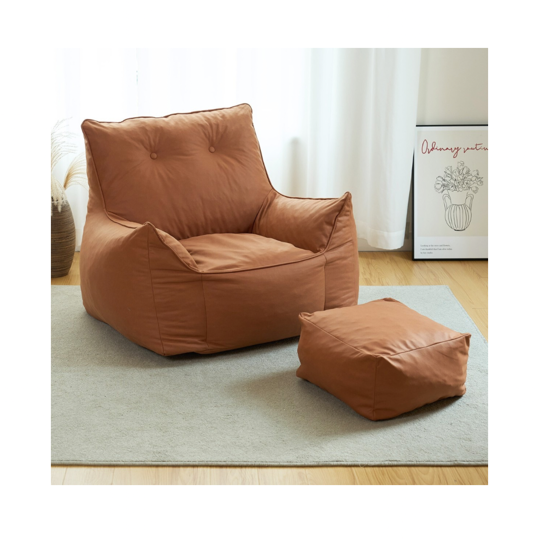 BEAN BAG CHAIR WITH FOOT STOOL SOLD SEPARATELY