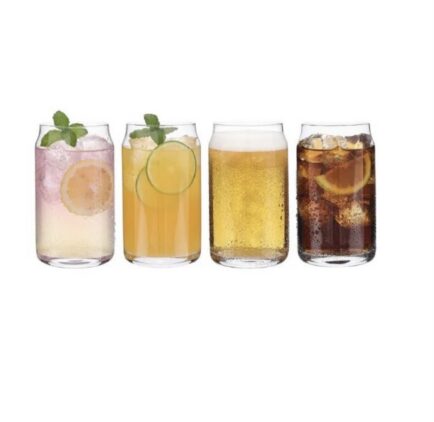 4PC TALL GLASS TUMBLER