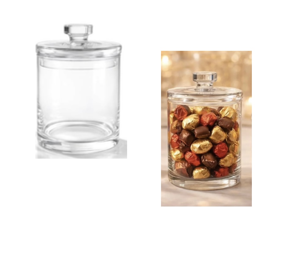 GLASS STORAGE JAR