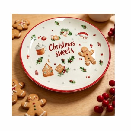 CERAMIC HOLIDAY PLATE