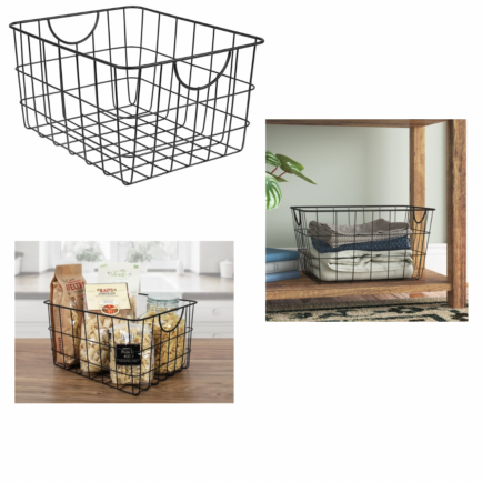 MULTI PURPOSE METAL STORAGE BASKET