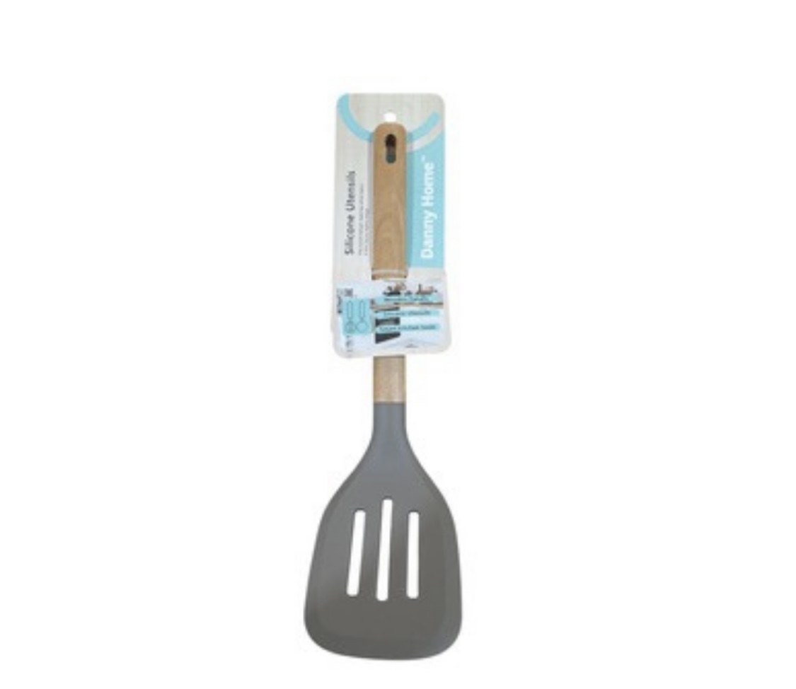 SILICONE SLOTTED SPOON