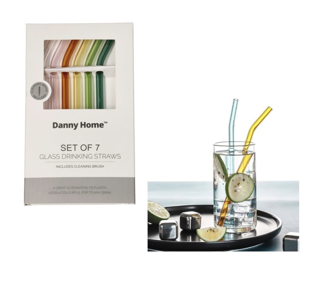 GLASS STRAWS