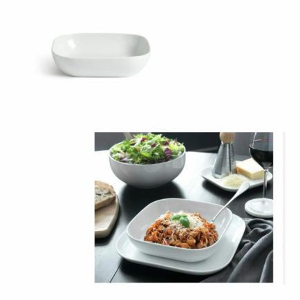 WHITE CERAMIC BOWL