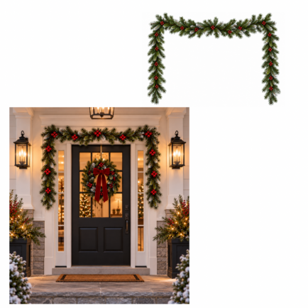 BERRY CHRISTMAS GARLAND