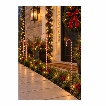2 PC CANDY CANE