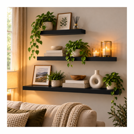 3 PC FLOATING SHELF