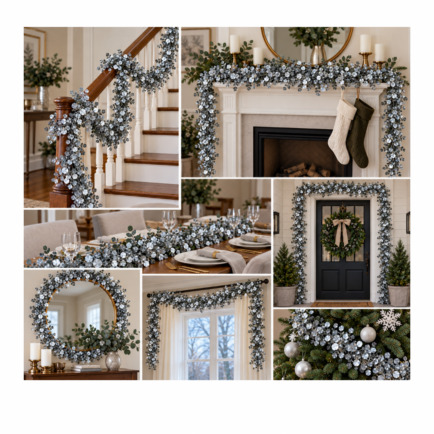SILVER GARLAND