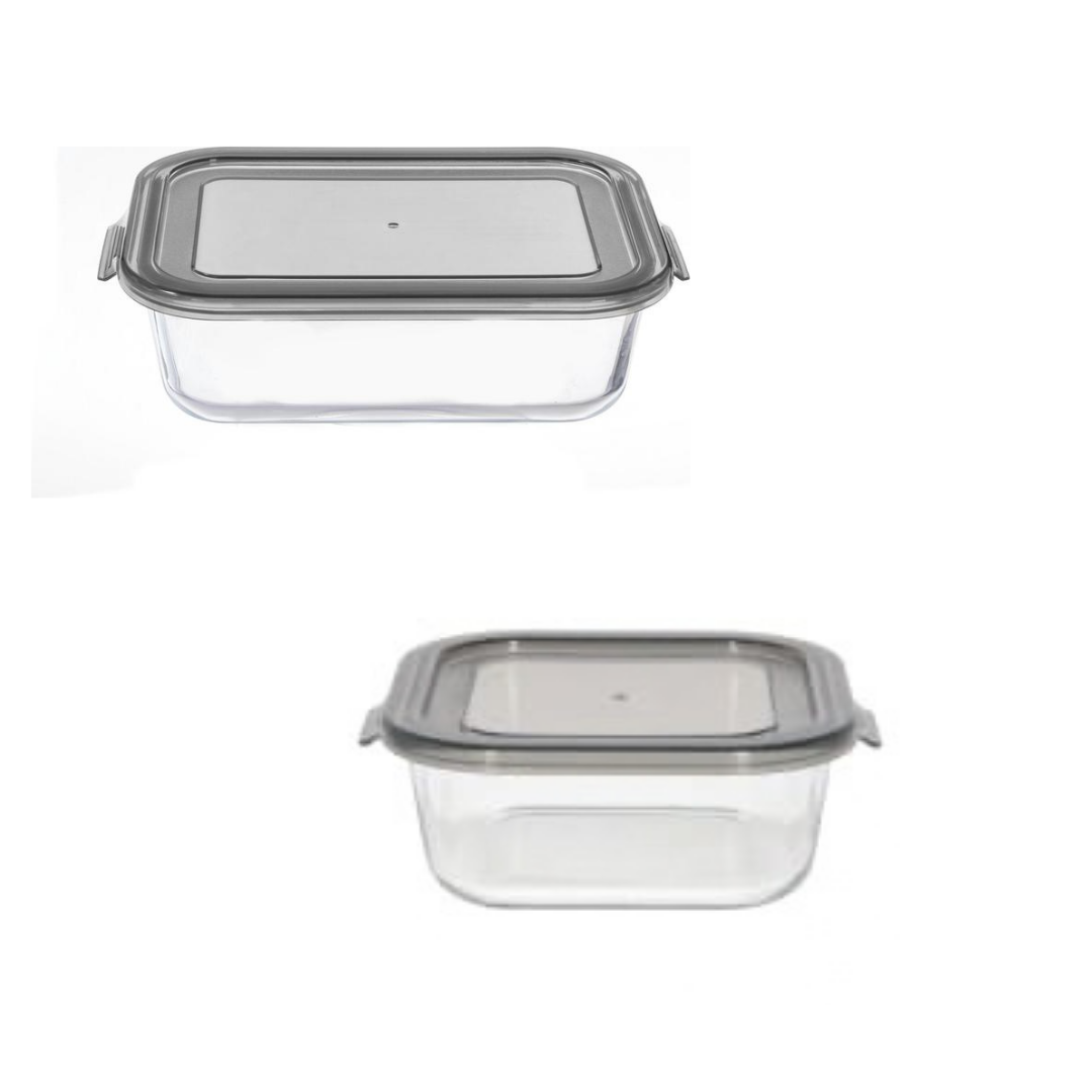 GLASS STORAGE FOOD CONTAINER