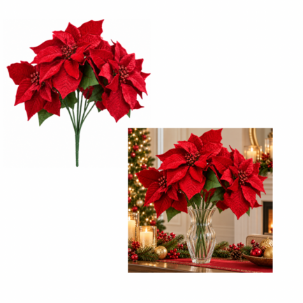 POINSETTIA BUNCH