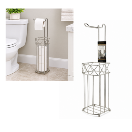 FREE STANDING TOILET PAPER HOLDER